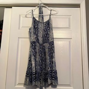 Snakeskin pattern dress